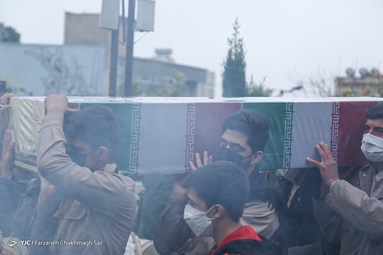 مراسم استقبال از ۵ شهید گمنام و ۴ شهید شناسایی شده دفاع مقدس - شیراز