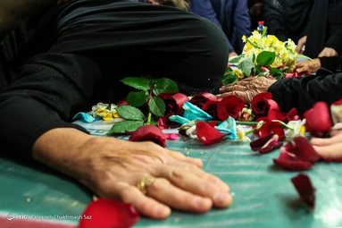 مراسم استقبال از ۵ شهید گمنام و ۴ شهید شناسایی شده دفاع مقدس - شیراز