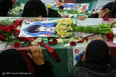 مراسم استقبال از ۵ شهید گمنام و ۴ شهید شناسایی شده دفاع مقدس - شیراز