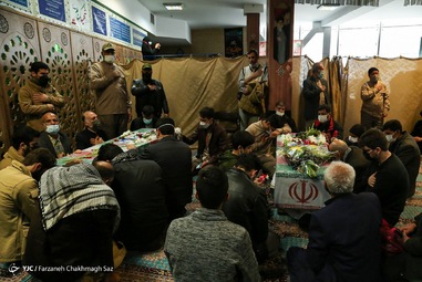 مراسم استقبال از ۵ شهید گمنام و ۴ شهید شناسایی شده دفاع مقدس - شیراز