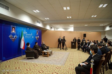 نشست خبری حجت الاسلام سید ابراهیم رئیسی، رئیس جمهور در پایان سفر استانی به قم