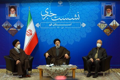 نشست خبری حجت الاسلام سید ابراهیم رئیسی، رئیس جمهور در پایان سفر استانی به قم