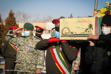 استقبال از پیکر مطهر سه شهید گمنام - تبریز