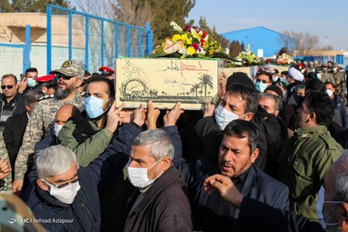 استقبال از پیکر مطهر سه شهید گمنام - تبریز