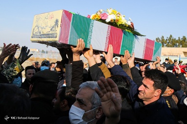 استقبال از پیکر مطهر سه شهید گمنام - تبریز