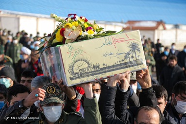 استقبال از پیکر مطهر سه شهید گمنام - تبریز
