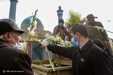 استقبال از پیکر مطهر سه شهید گمنام - تبریز
