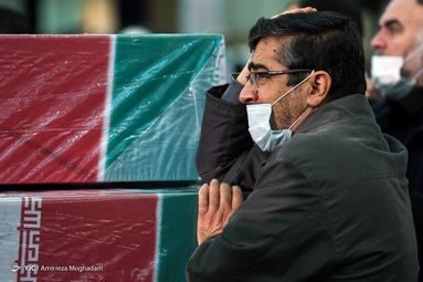 مراسم وداع با ۱۵۰ شهید گمنام دفاع مقدس -  مصلی امام خمینی (ره) تهران