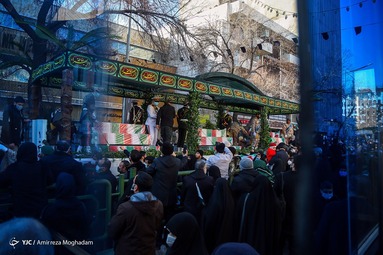 مراسم تشییع پیکر پاک ۱۵۰ شهید دفاع مقدس در سالروز شهادت حضرت فاطمه زهرا (س)  - دانشگاه تهران