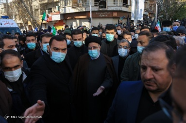مراسم تشییع پیکر پاک ۱۵۰ شهید دفاع مقدس در سالروز شهادت حضرت فاطمه زهرا (س)  - دانشگاه تهران