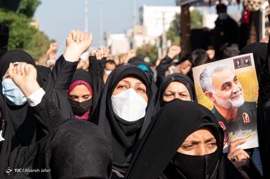 مراسم تشییع پیکر پاک چهار شهید گمنام تازه تفحص شده دفاع مقدس - بوشهر