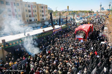 مراسم تشییع پیکر پاک بیست و دو شهید گمنام تازه تفحص شده دفاع مقدس -  اصفهان