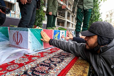 مراسم تشییع پیکر ۹ شهید گمنام تازه تفحص شده دفاع مقدس - مشهد مقدس