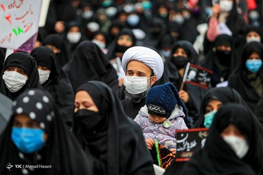 مراسم تشییع پیکر ۹ شهید گمنام تازه تفحص شده دفاع مقدس - مشهد مقدس