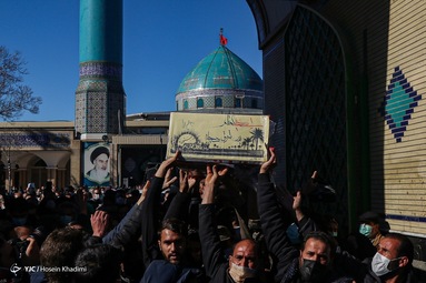 تشییع پیکر پاک شهید گمنام دفاع مقدس - اراک