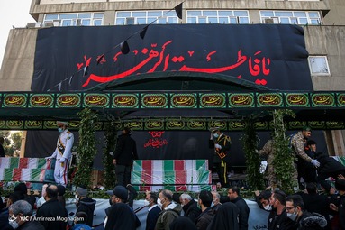 مراسم تشییع پیکر پاک ۱۵۰ شهید گمنام تازه تفحص شده دفاع مقدس - تهران