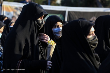 مراسم تجمع عزادارن فاطمی -  میدان شهید طهرانی‌مقدم