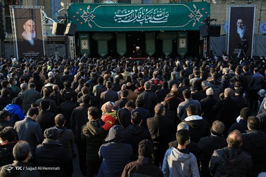 مراسم تجمع عزادارن فاطمی -  میدان شهید طهرانی‌مقدم