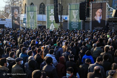 مراسم تجمع عزادارن فاطمی -  میدان شهید طهرانی‌مقدم