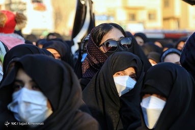 مراسم تجمع عزادارن فاطمی -  میدان شهید طهرانی‌مقدم
