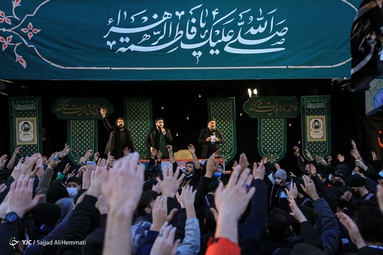 مراسم تجمع عزادارن فاطمی -  میدان شهید طهرانی‌مقدم