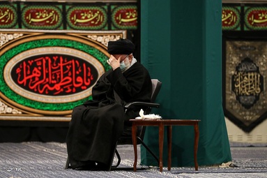 عزاداری شام شهادت حضرت فاطمه زهرا (س) در حسینیه امام خمینی