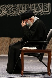عزاداری شام شهادت حضرت فاطمه زهرا (س) در حسینیه امام خمینی