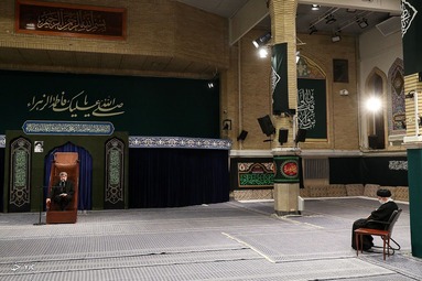 عزاداری شام شهادت حضرت فاطمه زهرا (س) در حسینیه امام خمینی