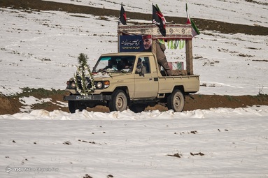 تشییع پیکر پاک شهید گمنام - بهشهر