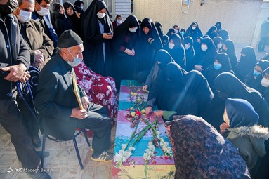 تشییع و تدفین پیکر دو شهید گمنام - شهرضا