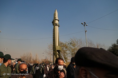 نمایشگاه موشکی هوافضا سپاه در حاشیه نماز جمعه تهران