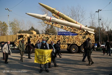 نمایشگاه موشکی هوافضا سپاه در حاشیه نماز جمعه تهران