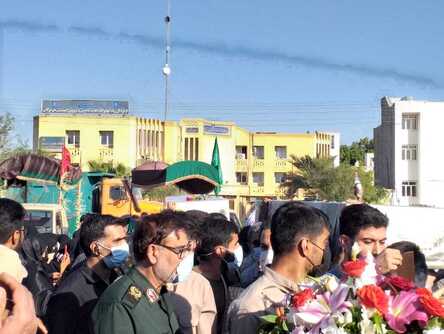 تشییع و خاکسپاری شهدا دردانشکده فنی شهید کرانی بندرعباس