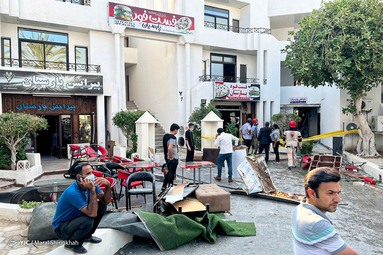 حادثه انفجار گاز در هتل پارسیان - جزیره کیش