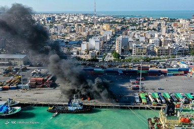 مانور مشترک پدافندغیر عامل و مدیریت بحران - بندر بوشهر