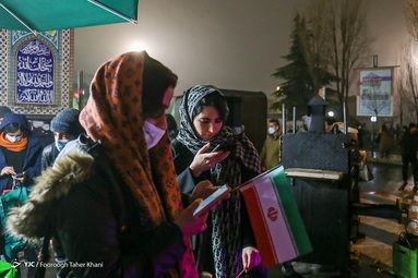 شادی مردم تهران پس از صعود تیم ملی به جام جهانی 2022