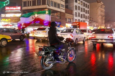 شادی مردم تهران پس از صعود تیم ملی به جام جهانی 2022