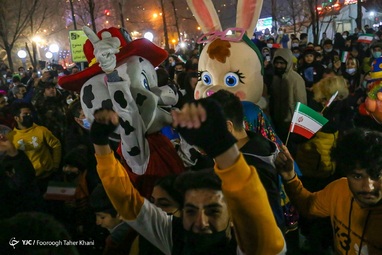 شادی مردم تهران پس از صعود تیم ملی به جام جهانی 2022