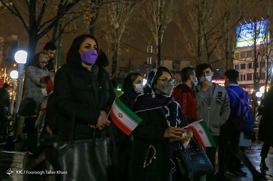شادی مردم تهران پس از صعود تیم ملی به جام جهانی 2022