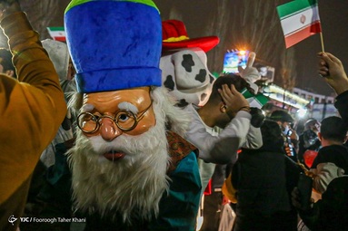 شادی مردم تهران پس از صعود تیم ملی به جام جهانی 2022