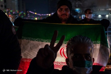 شادی مردم تهران پس از صعود تیم ملی به جام جهانی 2022