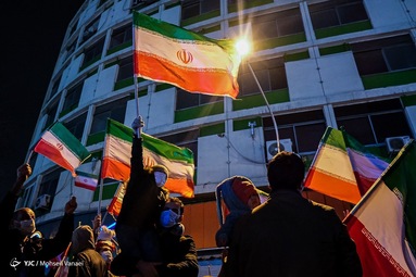 شادی مردم تهران پس از صعود تیم ملی به جام جهانی 2022