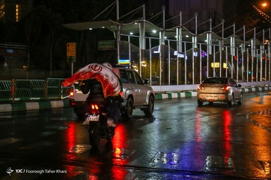 شادی مردم تهران پس از صعود تیم ملی به جام جهانی 2022