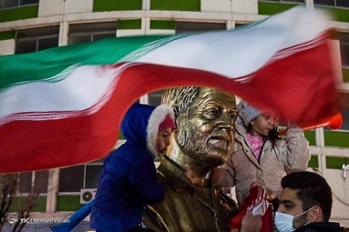 شادی مردم تهران پس از صعود تیم ملی به جام جهانی 2022