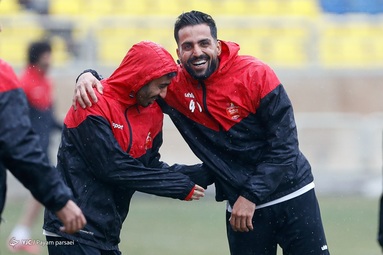 تمرین پرسپولیس با حضور گل‌محمدی