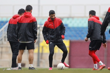 تمرین پرسپولیس با حضور گل‌محمدی