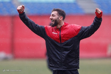 تمرین پرسپولیس با حضور گل‌محمدی