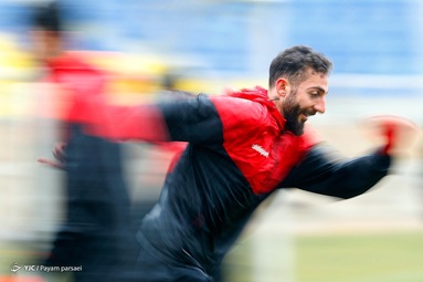 تمرین پرسپولیس با حضور گل‌محمدی