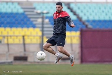 تمرین پرسپولیس با حضور گل‌محمدی