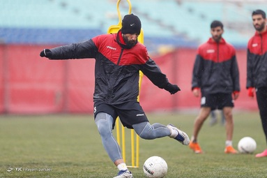 تمرین پرسپولیس با حضور گل‌محمدی